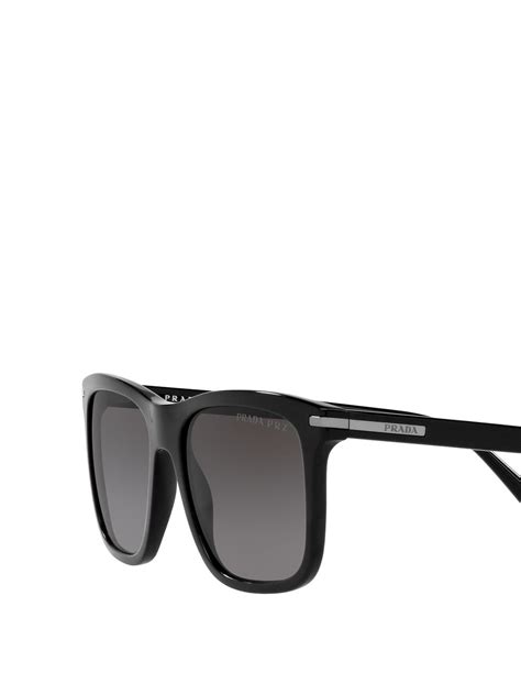 Prada 56mm Gradient Rectangular Sunglasses 